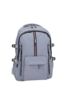 Unisex Çok Bölmeli Okul Sırt Çantası Ortaokul, Lise, Seyahat Ve Outdoor Gri