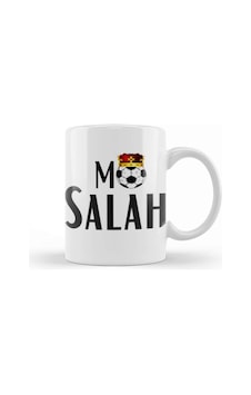 Mo Salah Ballon D'or The Best Player İn The World 2021 Vintage Retro Rainbow Style Kupa Bardak Porselen No12949 Karışık
