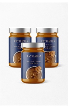 Patiswiss Karamelize Bisküvi Kreması Smooth 3'lü Set 3 x 380 G