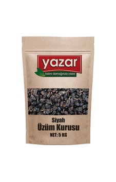 Yazar Siyah Üzüm Kurusu 5 KG Yazar Siyah Üzüm Kurusu 5 KG