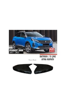 Peugeot 3008 Yarasa Batman Ayna Kapağı Piano Black 2017-2023 Aras Peugeot 3008 Yarasa Batman Ayna Kapağı Piano Black 2017-2023 Aras