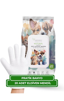 Kedi Ve Köpek Eldiven Mendil 20 Adet Banyoya Alternatif Durulama Gerektirmeyen Temizleme Eldiveni Vegan Günlük Hijyen Ve Bakım Kedi Ve Köpek Eldiven Mendil 20 Adet Banyoya Alternatif Durulama Gerektirmeyen Temizleme Eldiveni Vegan Günlük Hijyen Ve Bakım