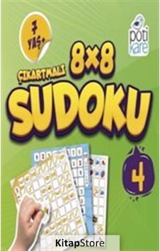 8X8 Çıkartmalı Sudoku 4 - Kolektif 8X8 Çıkartmalı Sudoku 4 - Kolektif