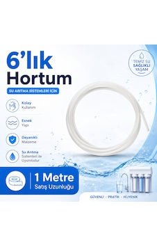 6 Lık Su Arıtma Hortumu 1 Metre 608506026