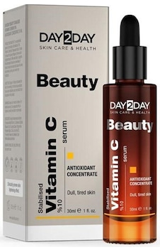 Day2Day Beauty Stabilised Vitamin C %10 Serum 30 ML Day2Day Beauty Stabilised Vitamin C %10 Serum 30 ML