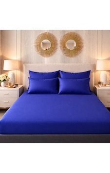 More Home Çift Kişilik Lastikli Çarşaf Seti + Yastık Kılıfı Lacivert More Home Çift Kişilik Lastikli Çarşaf Seti + Yastık Kılıfı Lacivert