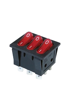 Powermaster Üçlü Işıklı Anahtar On-off 9p Ic-135 Powermaster Üçlü Işıklı Anahtar On-off 9p Ic-135