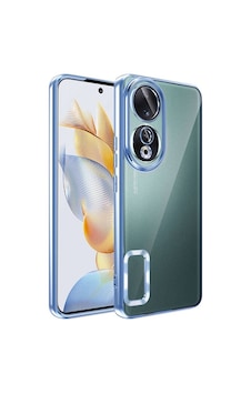 Honor 90 Kılıf Kamera Korumalı Logo Gösteren Zore Omega Kapak Gümüş Honor 90 Kılıf Kamera Korumalı Logo Gösteren Zore Omega Kapak Gümüş