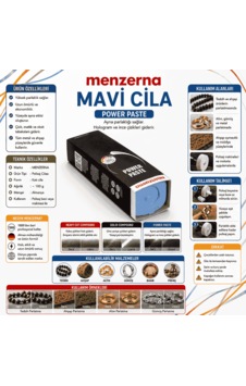Menzerna Cila - Mavi Renk Menzerna Cila - Mavi Renk