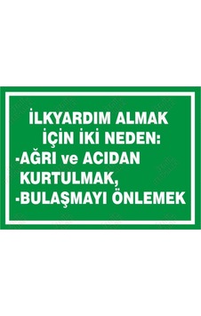 Ilkyardım Almak Için Iki Neden Levhası