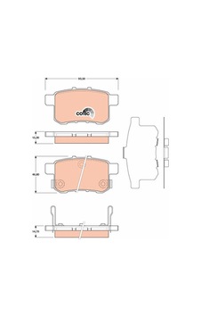 Honda Accord Arka Fren Balatası 2008-2015