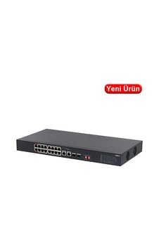 Dahua S3218-16et-135 16 Port 10/100 135w Poe +2sfp Yönetılmez Swıtch Dahua S3218-16et-135 16 Port 10/100 135w Poe +2sfp Yönetılmez Swıtch