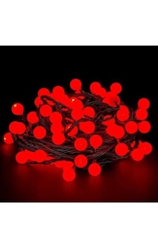 5m 28 Led Kırmızı Işık Siyah Kablo Fişli Çokrenkli 5m 28 Led Kırmızı Işık Siyah Kablo Fişli Çokrenkli