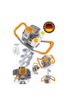 Böhrer HB0281T 15 Hp/h Fidan Ekme Toprak Burgu Sondaj Makinesi + Burgu Ucu 10 CM Böhrer HB0281T 15 Hp/h Fidan Ekme Toprak Burgu Sondaj Makinesi + Burgu Ucu 10 CM