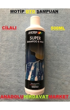 Motip Oto Şampuanı Cilalı 500Ml Kaliteli Cilalı Oto Şampuan Motip Oto Şampuanı Cilalı 500Ml Kaliteli Cilalı Oto Şampuan