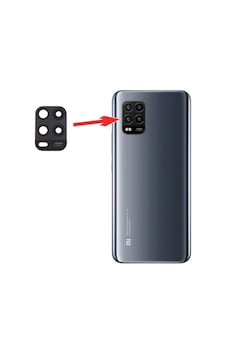 Xiaomi Mi 10 Lite Arka Kamera Camı Lens- 5775 Xiaomi Mi 10 Lite Arka Kamera Camı Lens- 5775