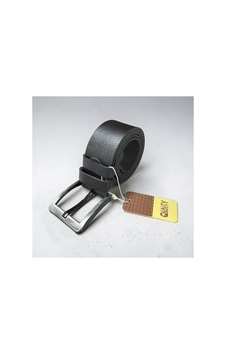 Quality Belt Erkek %100 Hakiki Deri Kemer Kot Siyah Siyah