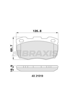 Fren Balatası On Defender Braxıs Aa0165