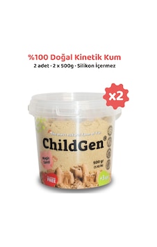 Doğal Kinetik Oyun Kumu 2x500gr - Natural Doğal Kinetik Oyun Kumu 2x500gr - Natural