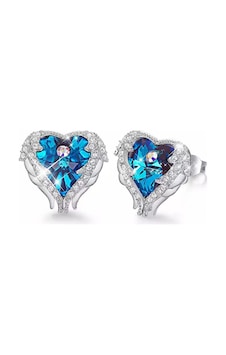 Monemel Kristal Taşlı Küpe Altın Kaplama E0706 Gümüş Monemel Kristal Taşlı Küpe Altın Kaplama E0706 Gümüş