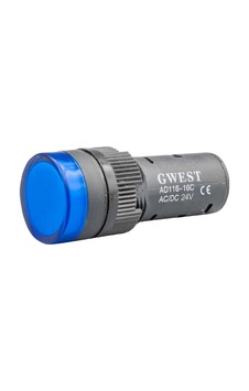 Gwest 16 - 24v - M Led Sinyal 24v. Ac-dc Mavi 20 Adet Gwest 16 - 24v - M Led Sinyal 24v. Ac-dc Mavi 20 Adet