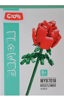 Çiçek Yapma Blok Seti Kırmızı Gül My87018 Çiçek Yapma Blok Seti Kırmızı Gül My87018