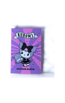Bak Gel Al Mor-pembe Kuromi Sticker Albümü Kuromi Gotik Sticker Defteri - Mor Ve Pembe Çizgi Karakter Koleksi - Bgakuromi008 Çok Renkli