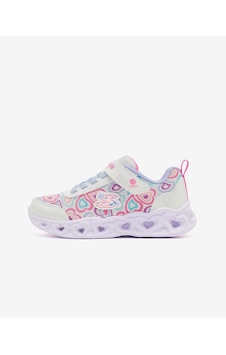 Skechers Heart Lıghts Büyük Kız Çocuk Beyaz Işıklı Spor Ayakkabı 303257l Wmlt Beyaz