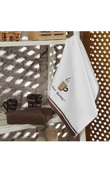 Maxstyle Pamuk Mutfak Havlusu 40x60 Cm 2li Beyaz-kahve Çok Renkli Maxstyle Pamuk Mutfak Havlusu 40x60 Cm 2li Beyaz-kahve Çok Renkli