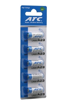 Atc Super Alkaline Battery Araç Ve Oto 12v Lr23 5'li Kart A23 - 23a Kumanda Pili Atc Super Alkaline Battery Araç Ve Oto 12v Lr23 5'li Kart A23 - 23a Kumanda Pili