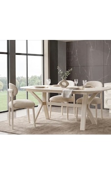 Viona Mdf Açılır Yemek Masası+6 Sandalye Aytaşı Viona Mdf Açılır Yemek Masası+6 Sandalye Aytaşı