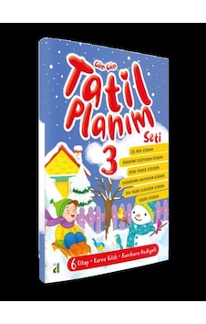 3.Sınıf Gün Gün Tatil Planım Seti 6 Kitap Yarıyıl Kış Tatil - D