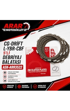 Cg-drift L-ybr-cbf 5'li Debriyaj Balatası Ask-arr3522 Cg-drift L-ybr-cbf 5'li Debriyaj Balatası Ask-arr3522