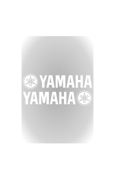 Yamaha Sticker 2 Adet Beyaz 19 X 4 Cm Yamaha Sticker 2 Adet Beyaz 19 X 4 Cm