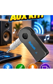 Bluetooth Aux Kiti Kablosuz Ses Alıcı Adaptör 3.5 Mm Stereo Çıkışlı Bluetooth Aux Kiti Kablosuz Ses Alıcı Adaptör 3.5 Mm Stereo Çıkışlı