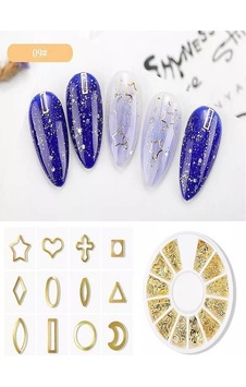 Metal Nail Art Tırnak Süsü F693-09
