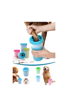 Kedi Köpek Ayak Pati Yıkama Ve Temizleme Aparatı Ota Boy Mavi 1 Adet Kedi Köpek Ayak Pati Yıkama Ve Temizleme Aparatı Ota Boy Mavi 1 Adet