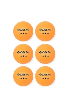 Delta 3 Yıldız Turuncu 6 Adet Masa Tenisi (Pinpon) Topu - Ept 583 Delta 3 Yıldız Turuncu 6 Adet Masa Tenisi (Pinpon) Topu - Ept 583