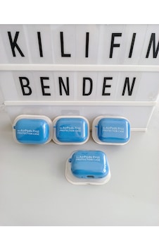 Apple Uyumlu AirPods Pro 1/2 Kılıf Mavi Apple Uyumlu AirPods Pro 1/2 Kılıf Mavi
