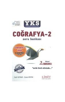 YKS 2.Oturum Coğrafya 2 Sözel Soru Bankası - Kadir Üçpınar - Limit Yayınları YKS 2.Oturum Coğrafya 2 Sözel Soru Bankası - Kadir Üçpınar - Limit Yayınları