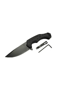 Zero Error 7-12 Black Çakı 22 Cm Manuel, Kemerlikli Siyah
