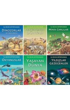 İlk Bilim Kütüphanem-dinozorlar+hayvanların Dünysı+minik Canlılar+okyanuslar+yaşayan Dünya+yıldızlar İlk Bilim Kütüphanem-dinozorlar+hayvanların Dünysı+minik Canlılar+okyanuslar+yaşayan Dünya+yıldızlar