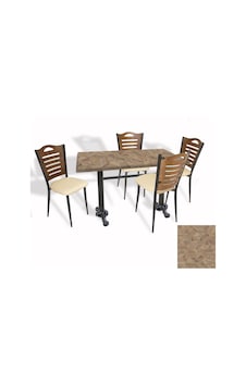 Çipa Döküm Ayak - Papelli Sandalye Mutfak Masa Takımı Werzalit, Wermodin Ve Allzalit Tabla - Edgy Wood - Krem - 80x140 Çok Renkli Çipa Döküm Ayak - Papelli Sandalye Mutfak Masa Takımı Werzalit, Wermodin Ve Allzalit Tabla - Edgy Wood - Krem - 80x140 Çok Renkli