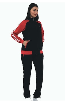 Fantasy Kadın Siyah İki İplik Büyük Beden Eşofman Takım Edy18307b Siyah