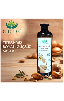 Cilton Argan & Keratin Şampuan Argan & Keratin Shampoo 750 Ml Cilton Argan & Keratin Şampuan Argan & Keratin Shampoo 750 Ml