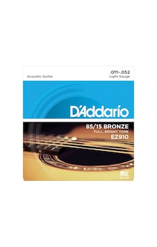D'addario Ez910 Bronze Light Set Akustik Gitar Teli 11-52 D'addario Ez910 Bronze Light Set Akustik Gitar Teli 11-52