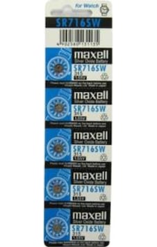 Maxell Sr-716sw-315 10lu Paket Pil Maxell Sr-716sw-315 10lu Paket Pil