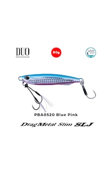 Duo Drag Metal Slim Slj Jig 60gr 84mm Pba0520 Blue Pink