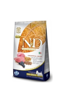 N&D Adult Kuzu Etli ve Yaban Mersinli Düşük Tahıllı Küçük Irk Yetişkin Köpek Maması 2.5 KG N&D Adult Kuzu Etli ve Yaban Mersinli Düşük Tahıllı Küçük Irk Yetişkin Köpek Maması 2.5 KG