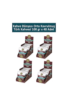 Kahve Dünyası Orta Kavrulmuş Türk Kahvesi 48 x 100 G